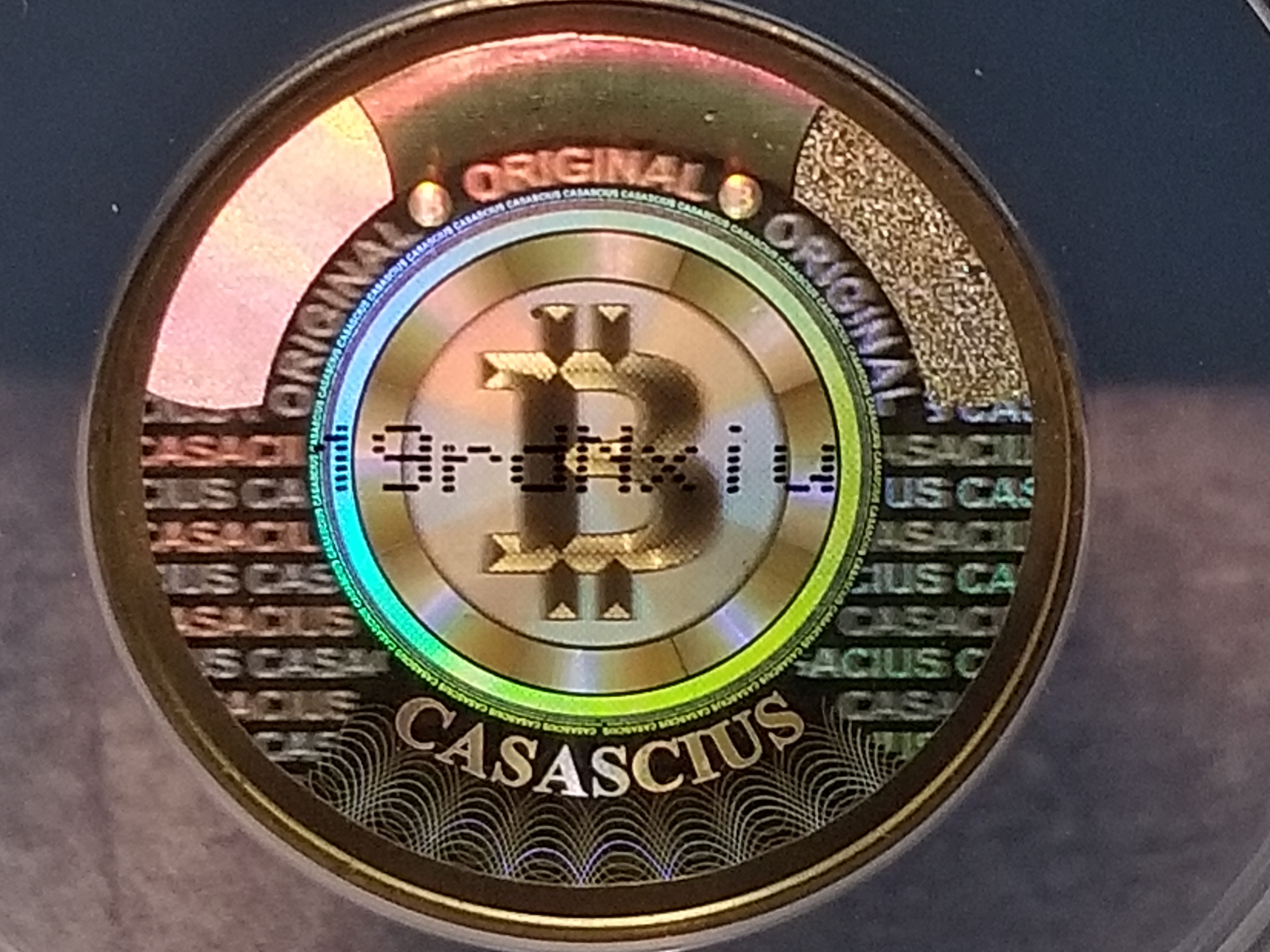 Casascius 2011 error coin
