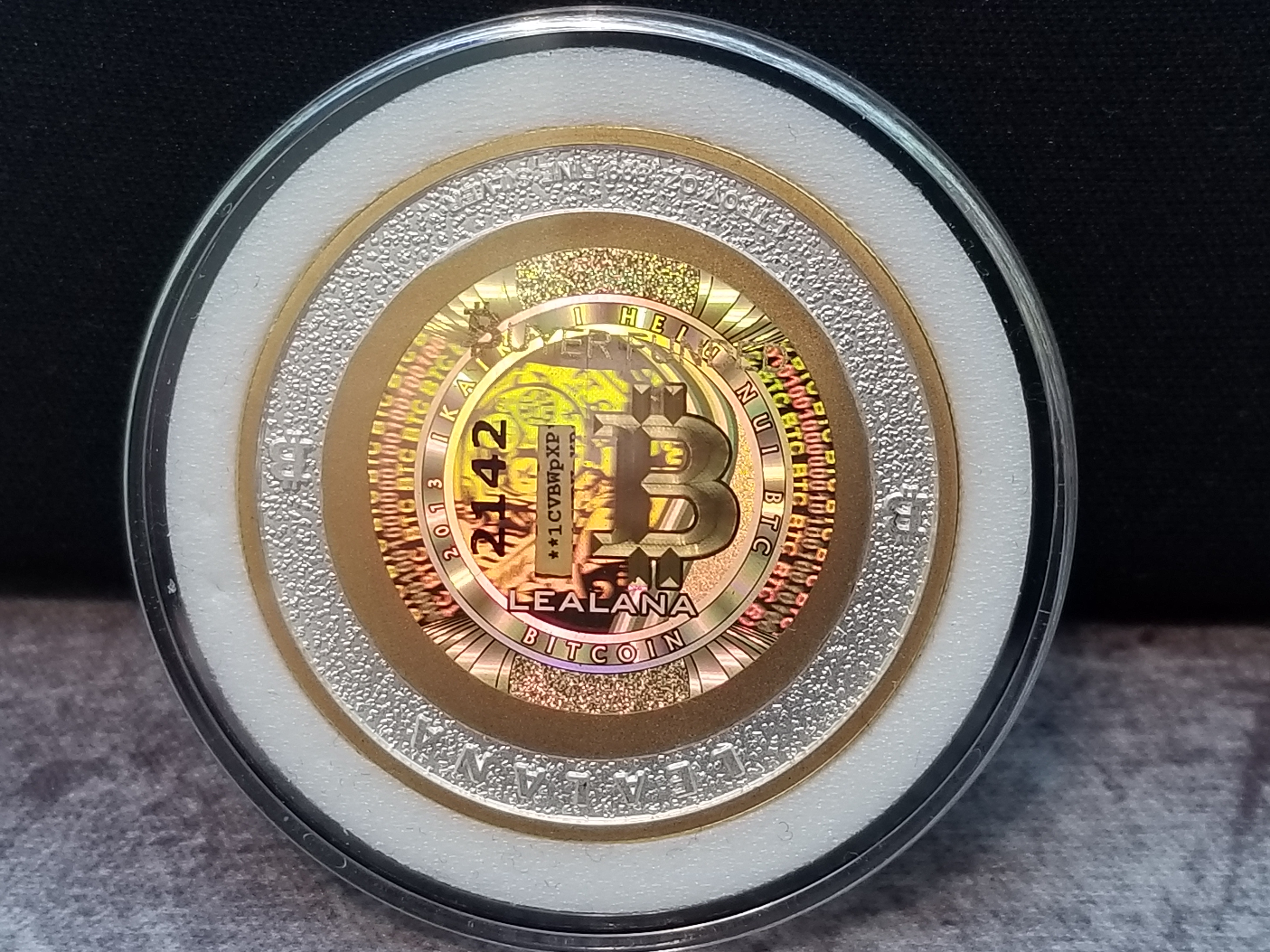 2013 Lealana 1 BTC Silver